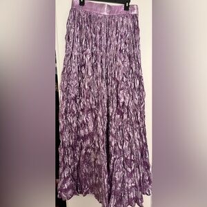KADIJU purple metallic pants